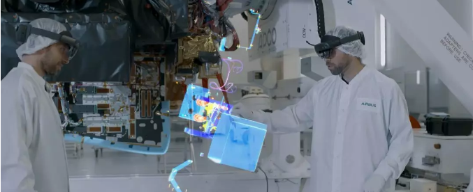 Hololens 2 助力空客設計師加速測試過程，將設計過程的總耗時減少了80％